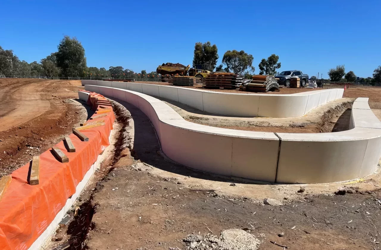 Victoria Park Wetlands Construction