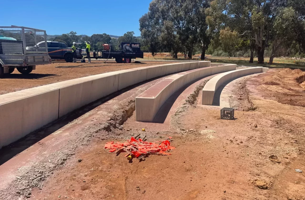 Victoria Park Wetlands Construction